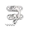 uxcell Retro Lock Clasp Right Latch Hook Hasp 42mm x