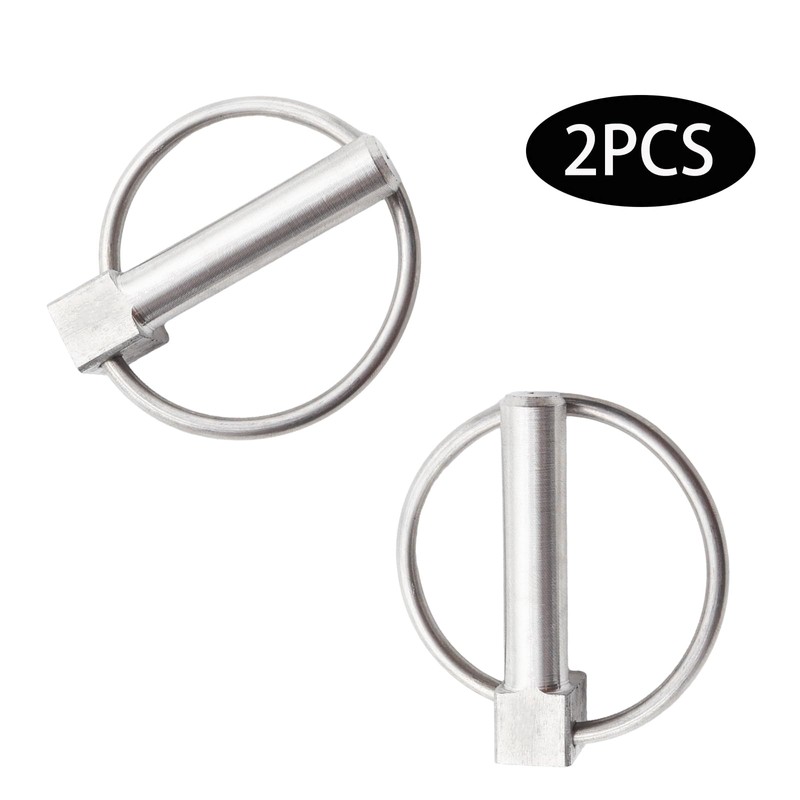 Adyoney 2 Pcs 2/5" x 1-3/4" Heavy Duty Lynch Pin,