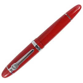Abcsea Expert Deluxe Fountain Pen with Pen Pouch, Big Barrel - Red