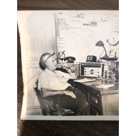 QSL Card Unused 1960s RPPC Postcard Ham Radio Vintage K6TLU