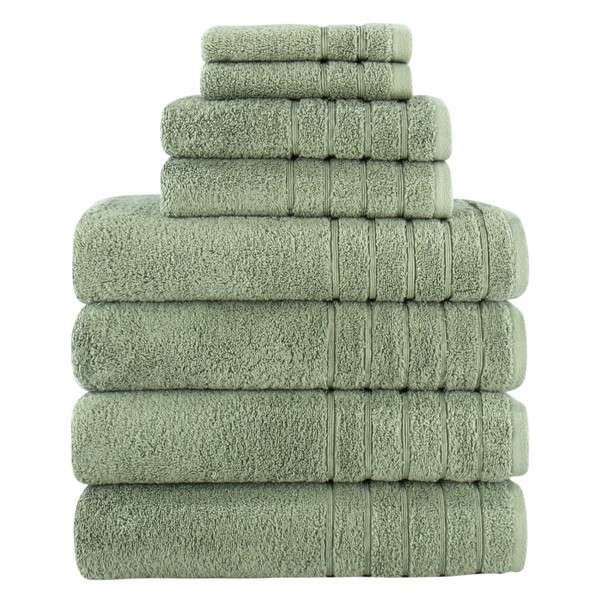 Towels Beyond - 8 Piece Luxury Towel Set, 100% Turkish