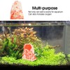 White Red Aquarium Artificial Volcano Bubble Air Stone Fish Tank