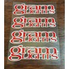 Red JDM New 4pc Sticker Decals 16-19 inch Rims Wheels