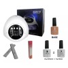 Mussa Kit Gel 6p+lampara Uv/led 168w Sunv1+base+top+aceite+lima