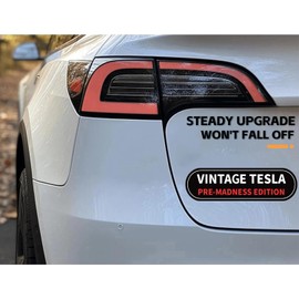 Anti Elon Vintage Pre Madness Magnet - Vinyl Coat of Arms Auto Bumper Magnet