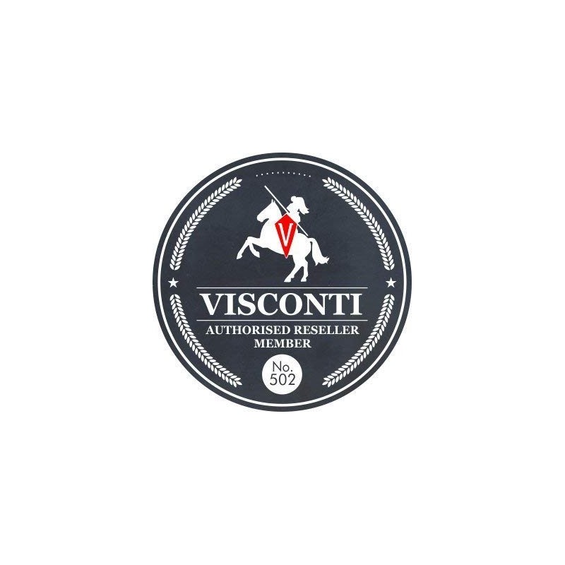 VISCONTI Leather Handbag Style 18608A - Red
