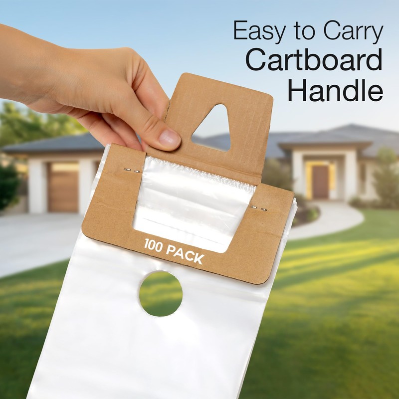 Choice Marts Door Hanger Bags 6” x 12” - Waterproof