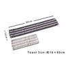 kosugizen Twirl Towel, Striped, 6.3 x 31.5 inches (16 x