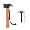 OSALADI Hexagonal Hammer Portable Outdoor Tool Axe Nail Puller for