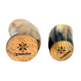 Viking Drinking Mule Glass With Short Glass For Men And Women Horn Viking Drinking Large Mule Glass Genuine Beer Glasses Handcrafted Viking Mule Glass For Mead By ZARAM