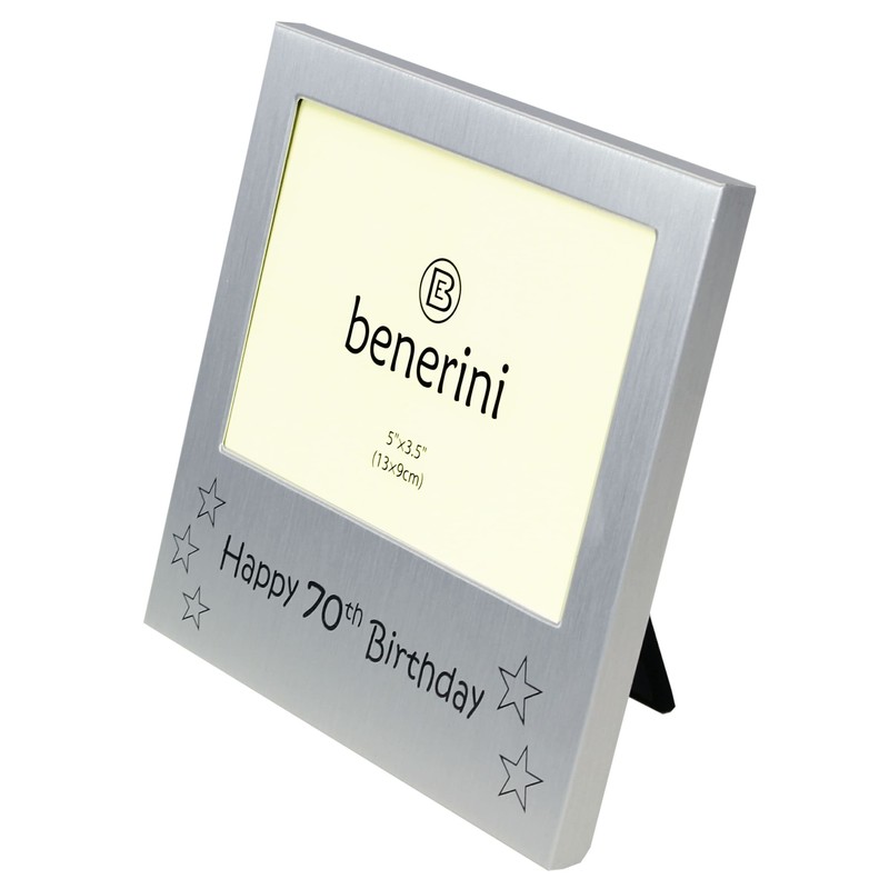 Happy 70th Birthday ' - Photo Picture Frame Gift -