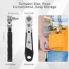 10-In-1 Angled Ratchet Screwdriver Set，90 Degree Right Angle, Angled and