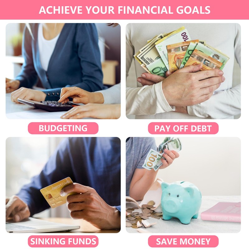 Budget Planner Challenges, 100 Envelope Challenge Binder, Money Saving Challenge