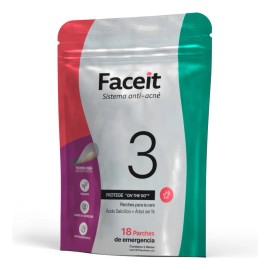 Parches Para Acne Faceit con Tecnología Micropuntos Granos, Barros, Espinillas Día y Noche Todo Tipo de Piel Mixta