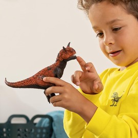 schleich Dinosaurs - Realistic Carnotaurus Dino Toy with Movable Jaw - Durable Dinosaur Figurine for Imaginative Play - Educational Prehistoric Beast Action Figure - Kids 4+ | 14586