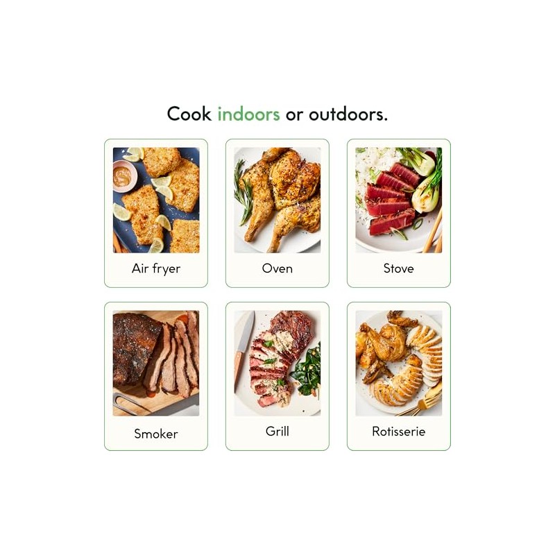 Chef iQ - Termómetro inalámbrico inteligente de carne con sonda