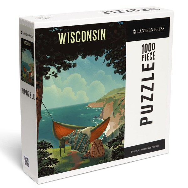 Lantern Press 1000 Piece Jigsaw Puzzle, Wisconsin, Today's Office, Coastal