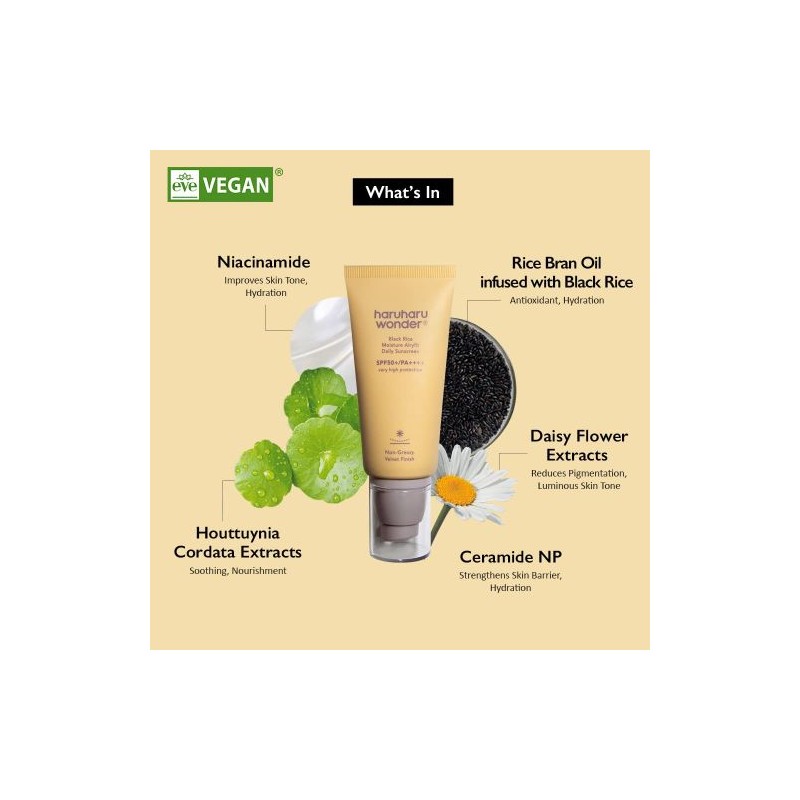 haruharu wonder [haruharu wonder]Black Rice Moisture Airyfit Daily Sunscreen 50ml
