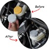 Ynei 4Pcs/Set Sliver Engine Bay inner Tnak Cap Overlay Dress