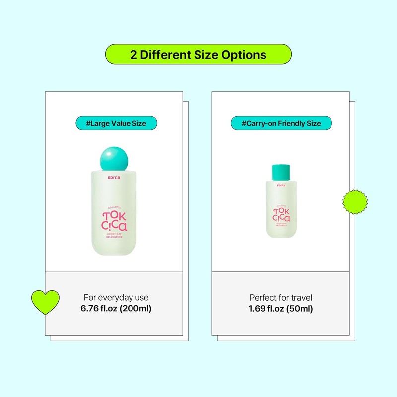 EDIT.B [EDIT.B]Calming Tok Cica Heartleaf Gel Essence 200ml