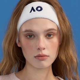 New Arrival Sweat-Absorbing Sports Headband for Running, Yoga, and Daily Wear Embroidered Blue Mix 2ea