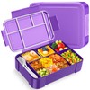 WayEee Bento Lunch Box 1330ml Lunch Box Kids Leak-Proof Lunch