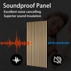 2Pcs Wood Slat Acoustic Panels for Wall - 47.2in x