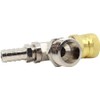 Brass Faucet Adapter – Bleeder T, Garden Hose Threads, Water
