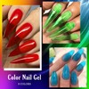 MEET ACROSS Jelly Gel Nail Polish Set, Translucent Clear Colors