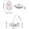 QWORK 110 lbs Large Display Spring Dial Weight Scale &