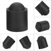 Alomejor 10pcs Pool Cue Caps Rubber Cue Cover Billiards Cues