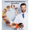 Cordless Heated Eye Mask Rechargeable with 4 Heat Settings &