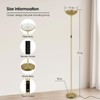 Stepless Dimmable Floor Lamp,30W 3000LM Super Bright LED Torchiere Floor