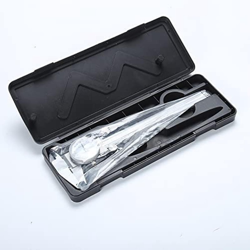 Haptufer 0-200Mm Metric Gauge Measuring Tool Dial Vernier Caliper Shock-Proof