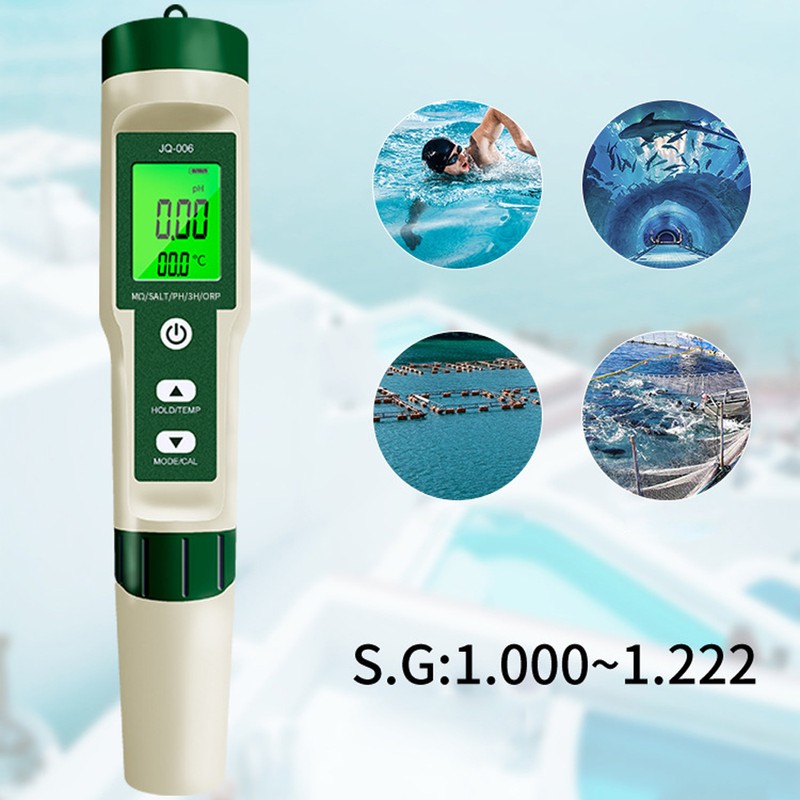 Multifunctional Digital 10 in 1 Water Quality Tester Portable High