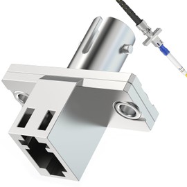 Karono ST to LC Hybrid Fiber Optic Adapter Coupler, Female to Female, Simplex Singlemode/Multimode, Metal Fiber Optic Adapter/Mating Sleeve