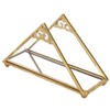 Mirror Jewelry Tray Glass Perfume Storage Tray Jewelry Plate Golden