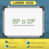 Dry Erase Calendar Whiteboard for Wall, Polegas 16" X 12"