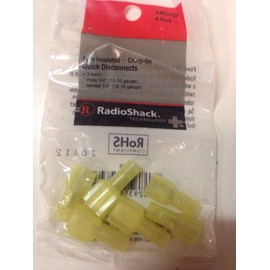 RadioShack Fully Insulated Crimp-On Quck Disconnects