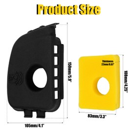 595660 799579 Air Cleaner Cover Filter Replacement for Briggs and Stratton MTD 300E 450E 500E 550E 550EX 125cc to 140cc Replace Most Engine Parts Kit – Exact Fit for Murray Lawn Mower Trimmer Series