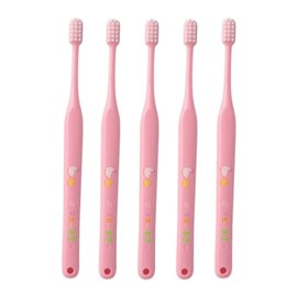 Children's Toothbrushes, Oral Care, Set of 10, Mummy 17M (Medium), Pink