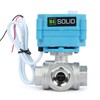 Electric 3 Way Ball Valve - Heavy Duty Multi-Purpose L