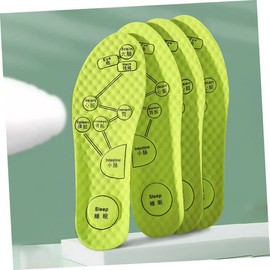 Baluue 1pair Professional Breathable Foot Insoles for Men Women Comfortable Replaceable Shoe Inserts Spring Summer Sports Massage Shoe Pads Shock Absorbing Moisture-wicking Design