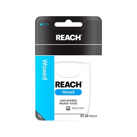 Reach Dental Floss, Waxed, Unflavored 1 ea (Pack of 2)