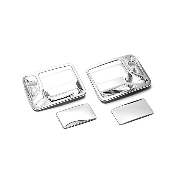 eLoveQ Chrome 2 Door Handle Cover Covers Compatible with 1999-2016