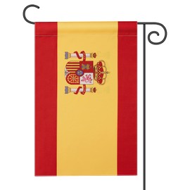 Spain Flag Spanish Garden Flags,International World Country Nation Garden Flags, Celebration Parade Flags,Anniversary Celebration,Indoor and Outdoor Flag, Double-Sided.