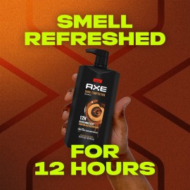 Axe Dark Temptation Refreshing Long Lasting Body Wash, Dark Chocolate, 32 Fl Oz