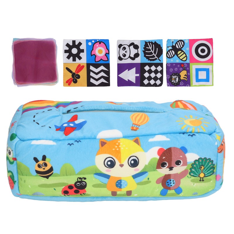 Tissue Paper Toy Wrinkle Learning Simulating Finger Exercises Soft Scarf