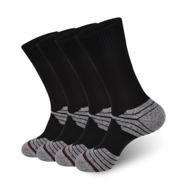 BlackOak Grip Athletic Socks - Premium Non-Slip, Cushioned for Running, Training, Everyday