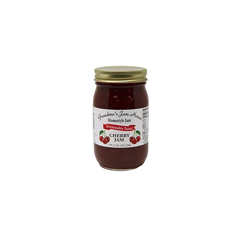 Homestyle Cherry Jam - One Pint - Grandma's Jam House
